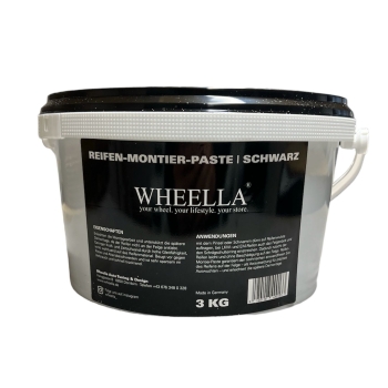 WHEELLA Premium Reifenmontagepaste Schwarz / 3 Kg